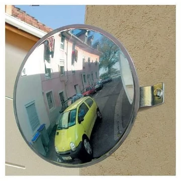 Biztonsági tükör kültérre, kerek alakú, átmérője 300 mm