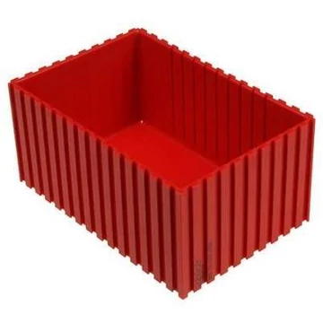 Műanyag héj, 102x152x70 mm, modul 10x15, piros szín.