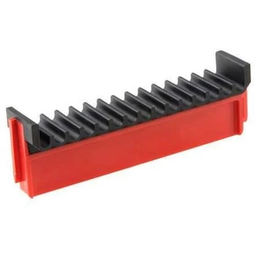 Közbenső darab, 15 darab lerakótér maximális átmérője 4 mm, 98x19,5x30 mm.