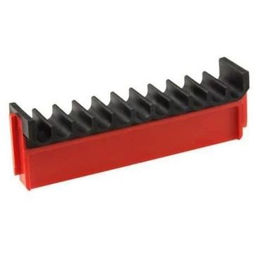 Közbenső darab, 11 darab lerakótér maximális átmérője 6 mm, 98x19,5x30 mm.