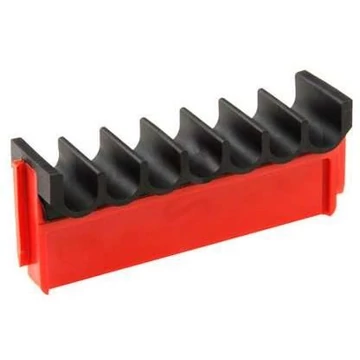 Közbenső darab, 7 darab lerakótér elhelyezése, maximális átmérője 10 mm, 98x19,5x30 mm.