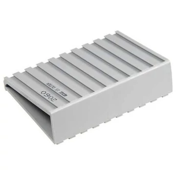 15 ° -os ék kívül, 10. modul, mérete 100 x 75 x 30 mm.