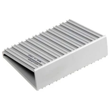 Ék 15 ° belül, 10. modul, mérete 100 x 75 x 30 mm.