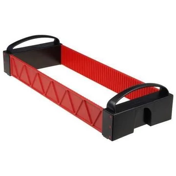 Tartó dobozrendszerekhez, 50x20 modul, külső méretek: 594x220x126 mm.