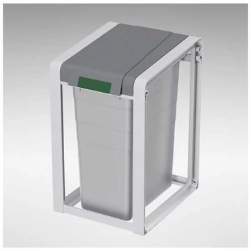 Műanyag tartály hulladék szétválasztására, 35 l térfogat, alapelem