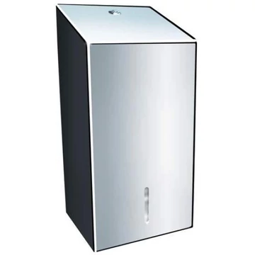 Összecsukott kéztörlő adagoló LUX, polírozott rozsdamentes acél. Kötet 400 db.