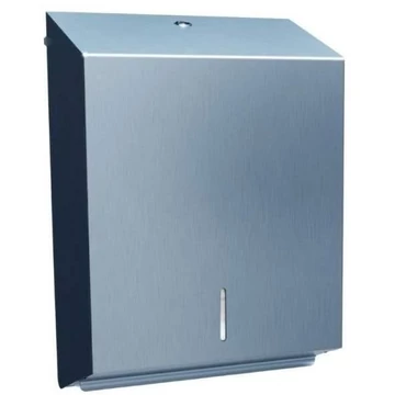 LUX WC-papíradagoló (egylapos), rozsdamentes acél matt, térfogat 500 db.