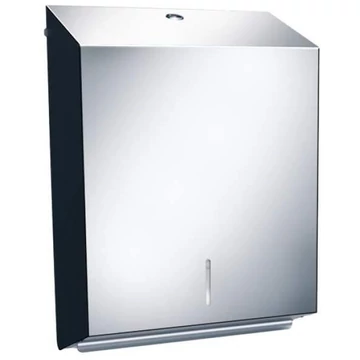 LUX WC-papíradagoló (egylapokhoz), fényes rozsdamentes acél. Kötet 500 db.