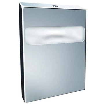 Konténer LUX WC-párnákhoz, polírozott rozsdamentes acél. Max. Mennyiség 100 db.