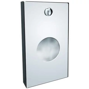 Konténer LUX higiéniai táskákhoz, polírozott rozsdamentes acél. Térfogat max. 25 db