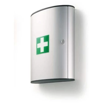 Elsősegély doboz alumíniumból, 3 fiók, ma x sz x mé: 400x302x118 mm