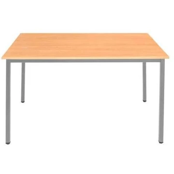 BOX asztal, 1200x800 mm, felső bükk dekor, keret szürke RAL9006