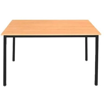 BOX asztal, 1200x800 mm, felső bükk dekor, fekete keret