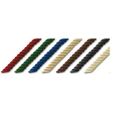 Zsinór, polipropilénből, juta színű, végdarabokkal, átmérője 38 mm, hossza 1,0 m