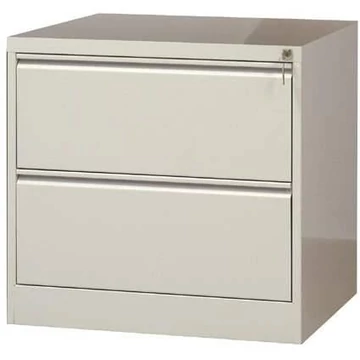 Iratszekrény A4-es függőmappákhoz, 2 kétsoros fiók, ma x sz x mé: 715x415x630 mm, szín szürke RAL 7035