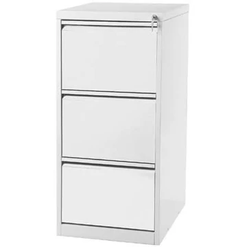 Függőmappás szekrény ECONOMY, A4 formátum, 3 fiók, ma x sz x mé: 1012x405x623 mm, világosszürke RAL7035