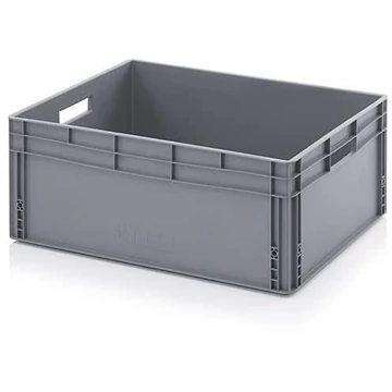 Euro tároló zárt, szürke, 600 x 800 x 320 mm