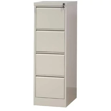 Iratszekrény A4-es felfüggesztési fájlokhoz, 4 fiók, ma x sz x mé: 1285x415x630 mm, szín szürke RAL7035