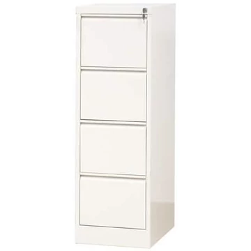 Iratszekrény A4-es felfüggesztési fájlokhoz, 4 fiók, ma x sz x mé: 1285x415x630 mm, színes fehér RAL9010