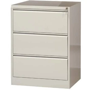 Irattartó szekrény A4-es akasztókhoz, 3 kétirányú fiók, ma x sz x mé: 1000x775x630 mm, színszürke RAL7035