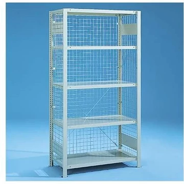 Hátsó fal dróthálóból, horganyzott, 2000 x 1000 mm, szerelési anyaggal együtt