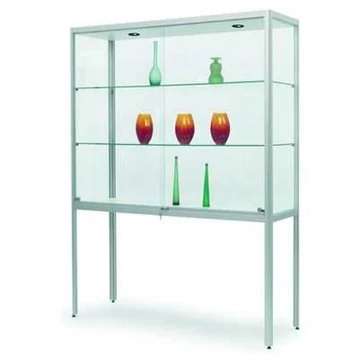 Vitrinszekrény lábbal, ma x sz x mé: 2000 x 1500 x 500 mm