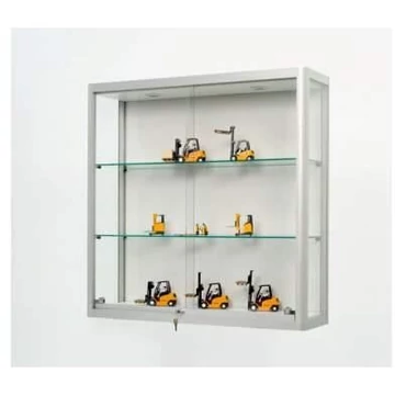 Vitrinszekrény falra szereléshez, ma x sz x mé: 1000 x 1000 x 300 mm