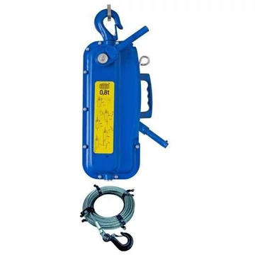 Kézi kötél emelő, teherbírása 3200 kg