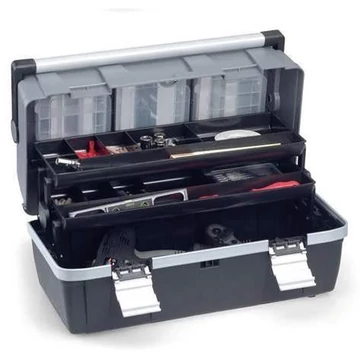 Szerszámtok 2 konzolos tálcával, 560 x 280 x 278 mm, 2 db.