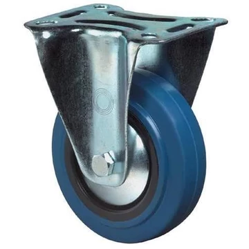 Fix szállítógörgő, elasztikus kék, átm. 100 mm, teherbírása 140 kg