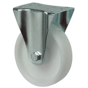 Fix szállítógörgő, poliamid, átm. 80 mm, teherbírása 125 kg