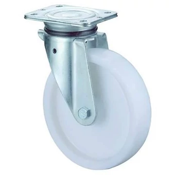 Beálló szállítógörgő, poliamid, átm. 80 mm, teherbírása 150 kg