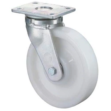 Beálló szállítógörgő, műanyag kerék, átm. 85 mm, teherbírása 1200 kg