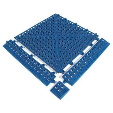 Nedves szobaszőnyeg Flexi-Deck 0,3x0,3 m, kék színű, 9 darabos csomag