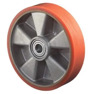Szállító kerék, poliuretán, alumínium felni, átm. 200 mm, teherbírás 800 kg