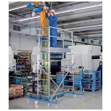 Összecsukható, mozgatható munkaállvány, magassága 1,81 - 3,58 m