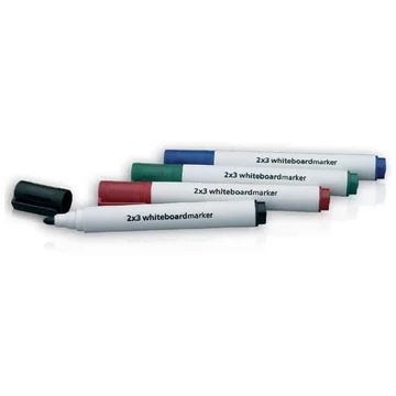 Filctoll, szárazon törölhető, 4 darabos készletben (kék, zöld, piros és fekete). VE 5 szett.