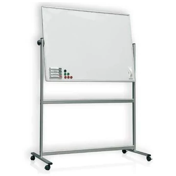 Mágneses lemezjátszó, kétoldalas, fehér, 1500 x 1000 mm