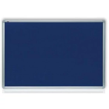 Nemezelt tábla, alumínium váz, 900 x 600 mm, kék színű