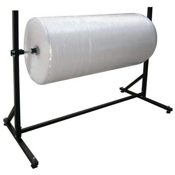 Tekercsállvány csomagolóanyaghoz, 1 tekercshez, max. 1600 mm tekercsszélességgel