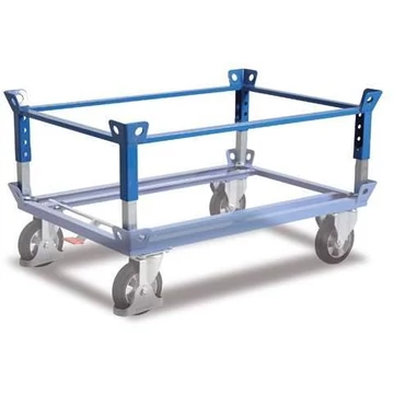 Rakodókeret alvázhoz 1200x1000 mm, teherbírása 500 kg