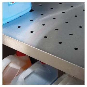 Rácsos betét perforált rozsdamentes acéllemezből az 1000 mm-es kádhoz