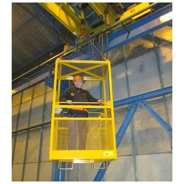 Univerzális munkaketrec targonca vagy daru használatához, teherbírása 300 kg