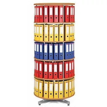 Mappa forgó oszlop, 5 szintes, magasság 2000 mm, átmérő 800 mm, bükk dekor