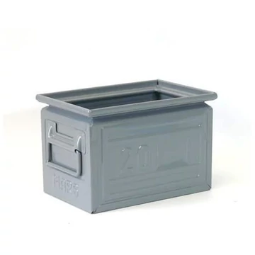 Acél rakatolható tároló, 300 x 200 x 200 mm, teherbírása 20 kg