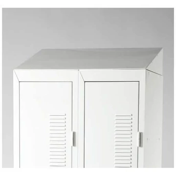 Döntött tető a szétszerelt szekrényhez 2x300 mm, világosszürke RAL7035