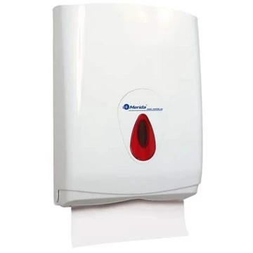 Papírtörlő adagoló TOP, 500 darabos mennyiség, a töltésszint jelzője piros