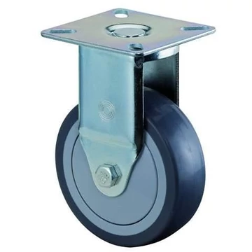 Fix készülékgörgő, átm. 50 mm, szerelőlappal, teherbírása 50 kg