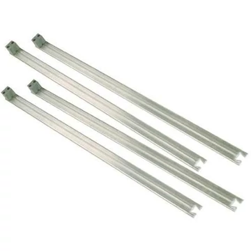 Indító- és végsínek a MESH higiéniai polchoz, hossza 1 m / 1 db, 4 db.