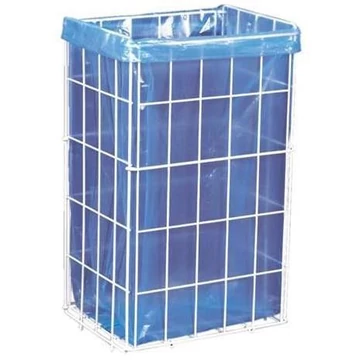 Huzalkosár, térfogata 47 l, 340 x 540 x 260 mm, fehér